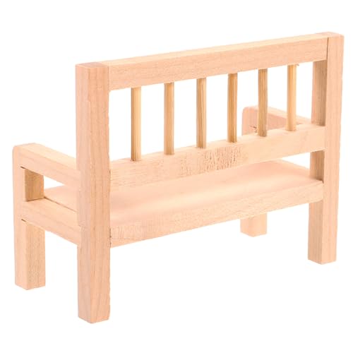 VICASKY Holz Bank für Puppenmöbel Dekoratives Modell für Mini Häuser für DIY Puppenhaus Projekte Kreative Holzdekoration für Sammler VICASKY Holz Bank für Puppenmöbel Dekoratives Modell für Mini Häuser für DIY Puppenhaus Projekte Kreative Holzdekoration für Sammler von VICASKY