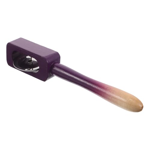 VICASKY Holz Becken Handheld Percussion Instrument Musikspielzeug Ergonomisch Klarer Robustes Naturholz für Frühe Musikförderung und Sensorische Entwicklung von VICASKY