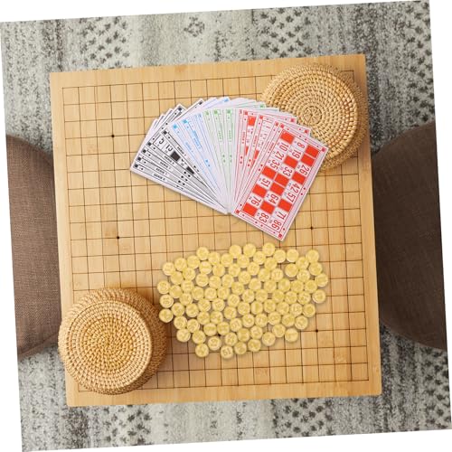 VICASKY Holz Bingo Schachspiel Set Klassische Nummernkarten und Spielfiguren Vielseitiges Brettspiel für Erwachsene Langlebig Wiederverwendbar für Partys Geburtstage und VICASKY Holz Bingo Schachspiel Set Klassische Nummernkarten und Spielfiguren Vielseitiges Brettspiel für Erwachsene Langlebig Wiederverwendbar für Partys Geburtstage und von VICASKY