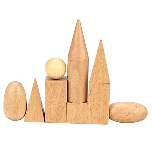 VICASKY Holzbausteine ​​für Kinder Pädagogische Geometrische Formblöcke Für Jungen Und Mädchen Lustiges Interaktives Lernspielzeug von VICASKY