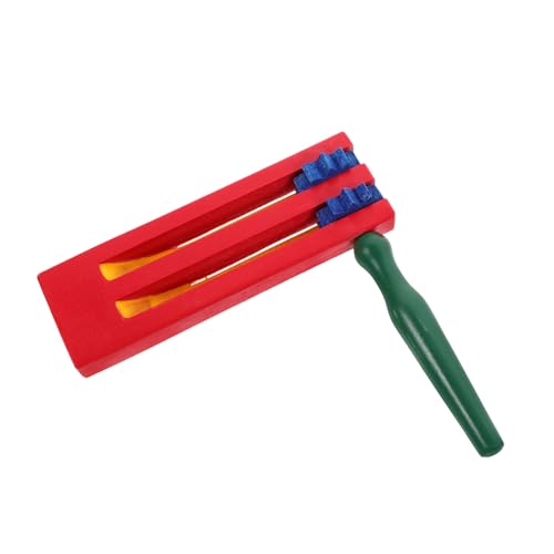VICASKY Holz Kastagnetten Rassel mit Langem Griff Lauter Holz Ratschenlärm Robustes Percussion Instrument für Musikspielzeug zur Früherziehung und Party Lärmgerät VICASKY Holz Kastagnetten Rassel mit Langem Griff Lauter Holz Ratschenlärm Robustes Percussion Instrument für Musikspielzeug zur Früherziehung und Party Lärmgerät von VICASKY