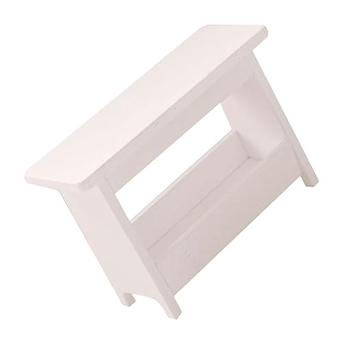 VICASKY Miniatur Holz Hocker Modell Für Puppenhaus Kleiner Hocker Aus Glattem Holz Dekoratives Kleiner Möbel Ornament Kreative Miniaturmöbel Für Selbstgemacht Projekte Für Miniatur von VICASKY