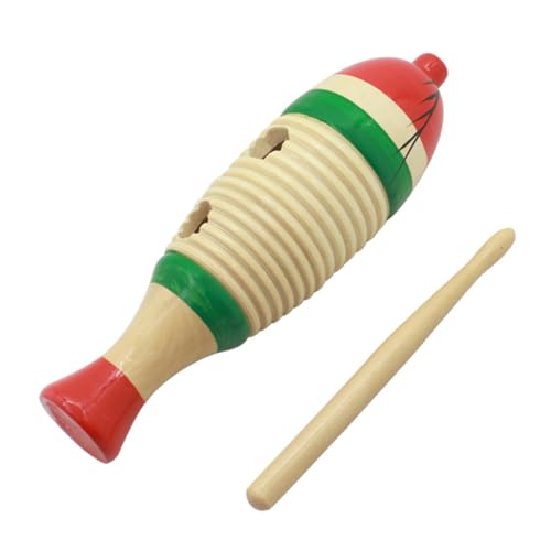 VICASKY Holz Musikinstrument mit Mallet Pädagogisches Schlaginstrument Holzfisch Sicheres Percussion für Fördert Rhythmusgefühl und Hörvermögen Naturfarben VICASKY Holz Musikinstrument mit Mallet Pädagogisches Schlaginstrument Holzfisch Sicheres Percussion für Fördert Rhythmusgefühl und Hörvermögen Naturfarben von VICASKY