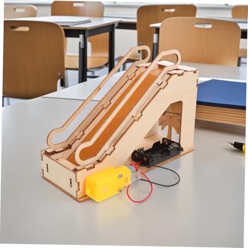 VICASKY Holz Puzzle Elektrische Rolltreppe DIY Modellbausatz Stem Wissenschaft Experiment für Familienspaß Physik Lernspielzeug Geburtstagsgeschenk VICASKY Holz Puzzle Elektrische Rolltreppe DIY Modellbausatz Stem Wissenschaft Experiment für Familienspaß Physik Lernspielzeug Geburtstagsgeschenk von VICASKY