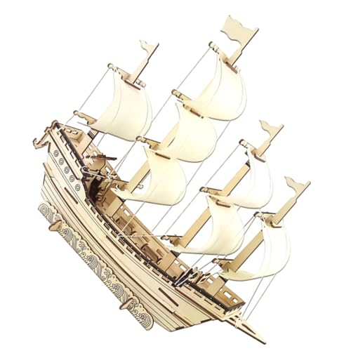 VICASKY Holz Puzzle Segelschiff Modellbau DIY Handwerksprojekt Für Erwachsene Dekoration Für Schreibtisch Und Bücherregal Pädagogisches Spielzeug Für Kreative VICASKY Holz Puzzle Segelschiff Modellbau DIY Handwerksprojekt Für Erwachsene Dekoration Für Schreibtisch Und Bücherregal Pädagogisches Spielzeug Für Kreative von VICASKY