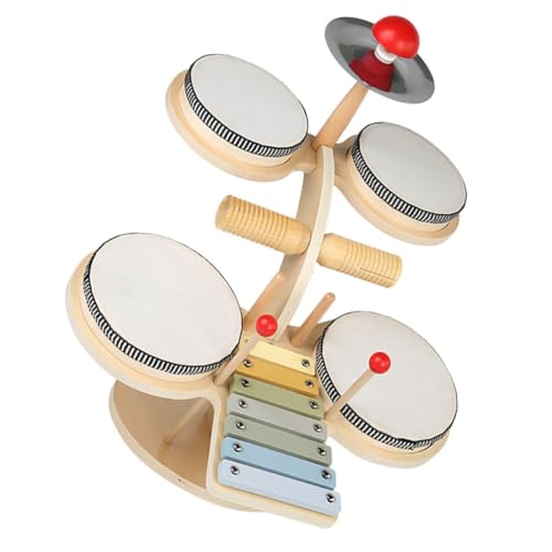 VICASKY Holz Schlagzeug Set Musikinstrument Lernspielzeug mit Xylophon für Frühe Bildung und Musikalische Geeignet für Jungen und Mädchen Ab Jahren Fördert Hand Auge Koordination und VICASKY Holz Schlagzeug Set Musikinstrument Lernspielzeug mit Xylophon für Frühe Bildung und Musikalische Geeignet für Jungen und Mädchen Ab Jahren Fördert Hand Auge Koordination und von VICASKY