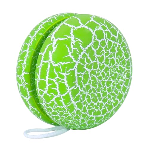 VICASKY Holz Yo yo mit Lebendigem Riss Design Farbenfroher Holzball für Ab Jahren Fördert Handgelenkstärke und Farbenerkennung Tragbar und Robust Kinderspielzeug für Drinnen und Draußen von VICASKY