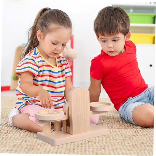 VICASKY Holz balancewaage Lernspielzeug für Montessori Waage mit Glatter Oberfläche Sicheres Holzmaterial Fördert Geistige Entwicklung und Aufmerksamkeit Bildungs Jungen und Mädchen VICASKY Holz balancewaage Lernspielzeug für Montessori Waage mit Glatter Oberfläche Sicheres Holzmaterial Fördert Geistige Entwicklung und Aufmerksamkeit Bildungs Jungen und Mädchen von VICASKY