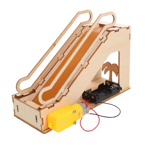 VICASKY Holzmodell Bausatz Elektrischer Rolltreppe DIY Stem Lernspielzeug aus Naturholz für Mechanisches Wissenschaftsprojekt Pädagogisches VICASKY Holzmodell Bausatz Elektrischer Rolltreppe DIY Stem Lernspielzeug aus Naturholz für Mechanisches Wissenschaftsprojekt Pädagogisches von VICASKY