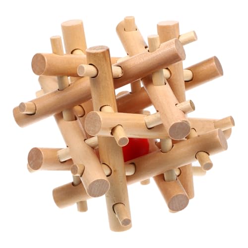 VICASKY Holzpuzzle Für Erwachsene Verriegelungsrätsel in Kugelkäfig Design Fördert Geschicklichkeit Und Kreativität Denkspiel Und Mitgebsel Für Kindergeburtstage Teile VICASKY Holzpuzzle Für Erwachsene Verriegelungsrätsel in Kugelkäfig Design Fördert Geschicklichkeit Und Kreativität Denkspiel Und Mitgebsel Für Kindergeburtstage Teile von VICASKY