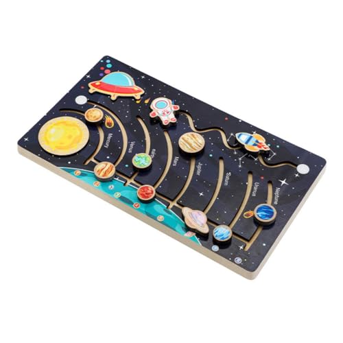 VICASKY Holzpuzzle Planeten Beweglich Lernspielzeug Solar System Puzzle Fördert Kreativität und Formwahrnehmung für Vorschulkinder Ab Jahren VICASKY Holzpuzzle Planeten Beweglich Lernspielzeug Solar System Puzzle Fördert Kreativität und Formwahrnehmung für Vorschulkinder Ab Jahren von VICASKY