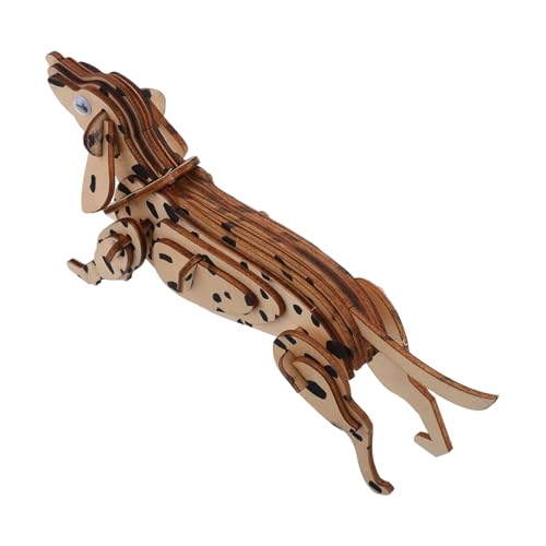 VICASKY Holzpuzzle Welpenspielzeug Puzzle Tierpuzzle Hundeförmiges Puzzle Holzhundemodell Puzzlespielzeug 3D Tierpuzzle Welpenhundestatuen Holzhundehandwerk Hundefigur Khaki VICASKY Holzpuzzle Welpenspielzeug Puzzle Tierpuzzle Hundeförmiges Puzzle Holzhundemodell Puzzlespielzeug 3D Tierpuzzle Welpenhundestatuen Holzhundehandwerk Hundefigur Khaki von VICASKY