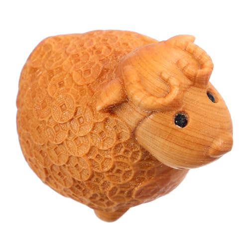 VICASKY Osterschaf Figur Handgeschnitzte Holzschnitzerei Tierornament Dekorative Tierstatue Für Die Osterfeier VICASKY Osterschaf Figur Handgeschnitzte Holzschnitzerei Tierornament Dekorative Tierstatue Für Die Osterfeier von VICASKY