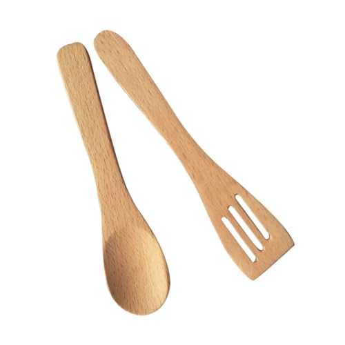 VICASKY Natürliche Holz Kinder Spielen Küche Set Kleinkinder Pädagogisches Spielzeug Mini Löffel VICASKY Natürliche Holz Kinder Spielen Küche Set Kleinkinder Pädagogisches Spielzeug Mini Löffel von VICASKY