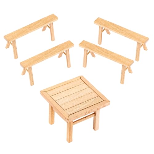 VICASKY Holzspielzeug DIY Modellbau Tisch und Stühle Pädagogisches Konstruktionsspielzeug für Glatte Oberfläche Langlebiges Holz Fördert Kreatives und Lernentwicklung VICASKY Holzspielzeug DIY Modellbau Tisch und Stühle Pädagogisches Konstruktionsspielzeug für Glatte Oberfläche Langlebiges Holz Fördert Kreatives und Lernentwicklung von VICASKY