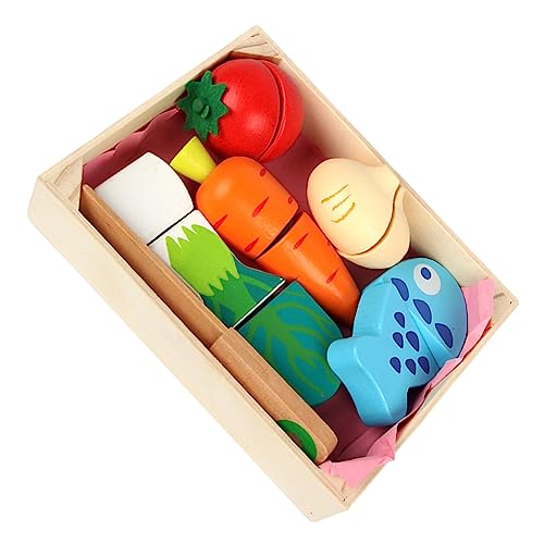VICASKY Holzspielzeug Kinderküche 1 Set Mit Holzgemü Frühstücks Und Dessertspielzeug Pädagogisches Für Kreatives Rollenspiel Perfekte Geschenkidee Für Kleinkinder VICASKY Holzspielzeug Kinderküche 1 Set Mit Holzgemü Frühstücks Und Dessertspielzeug Pädagogisches Für Kreatives Rollenspiel Perfekte Geschenkidee Für Kleinkinder von VICASKY