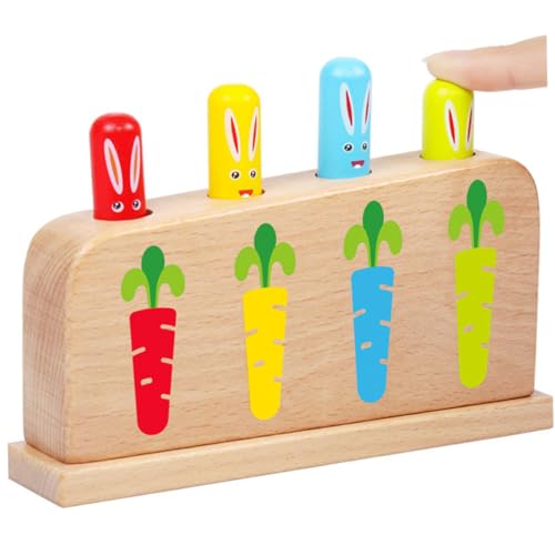 VICASKY Holzspielzeug Pop up Für Kognitive Fähigkeit Fördern Mit Lustigem Stick Spiel Geeignet Für ädchen Und Jungen Zufälliger Stil Ideal Für Frühe Bildung Und Spielzeit VICASKY Holzspielzeug Pop up Für Kognitive Fähigkeit Fördern Mit Lustigem Stick Spiel Geeignet Für ädchen Und Jungen Zufälliger Stil Ideal Für Frühe Bildung Und Spielzeit von VICASKY
