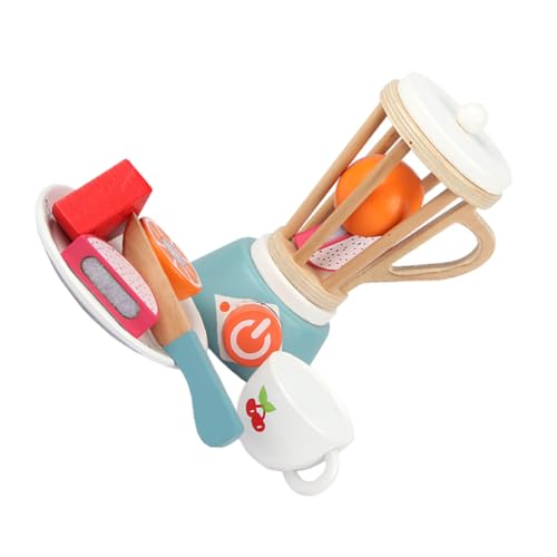 VICASKY Holzspielzeug Saftmaschine Für 1 Set Mit Blauer Saftpresse Gemü Und Obstschneide Für Kreatives Rollenspiel Und Küchenabenteuer Kleine Köche VICASKY Holzspielzeug Saftmaschine Für 1 Set Mit Blauer Saftpresse Gemü Und Obstschneide Für Kreatives Rollenspiel Und Küchenabenteuer Kleine Köche von VICASKY