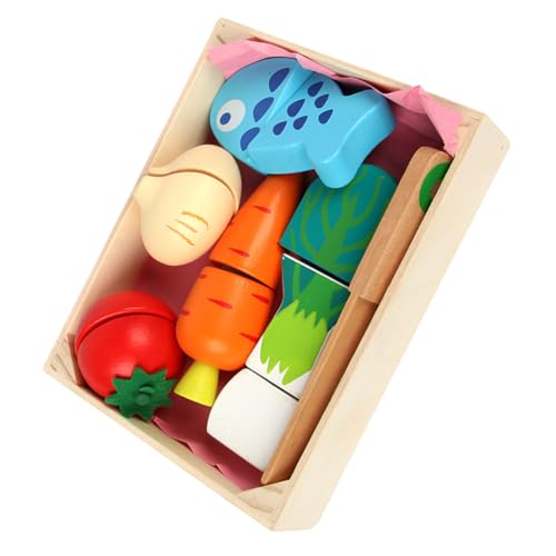 VICASKY Holzspielzeug Set Simulation Gemü Spielküche Zubehör Für Interaktive Lernspielzeuge Für Kreatives Perfekt Für Rollenspiele Und Küchen Entdeckungen VICASKY Holzspielzeug Set Simulation Gemü Spielküche Zubehör Für Interaktive Lernspielzeuge Für Kreatives Perfekt Für Rollenspiele Und Küchen Entdeckungen von VICASKY