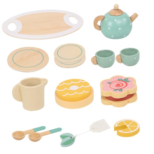VICASKY Teeparty Holzspielzeug Für Kinder Holzspielzeug Teeservice Für 1 Set Teeparty Puppengeschirr Für Ädchen Rollenspiel Und Kreatives Ideales Zubehör Für Spielküchen Und Nachmittagstee VICASKY Teeparty Holzspielzeug Für Kinder Holzspielzeug Teeservice Für 1 Set Teeparty Puppengeschirr Für Ädchen Rollenspiel Und Kreatives Ideales Zubehör Für Spielküchen Und Nachmittagstee von VICASKY