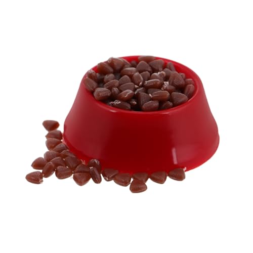 VICASKY Hundenapf-Modell Miniatur-spielzeughaus Kleines Hundefutter Cartoon-Kaninchen Kleines Spielzeughaus Zeichen Hundefutter Füttern Lebensmittel Hundefutter Rot Plastik VICASKY Hundenapf-Modell Miniatur-spielzeughaus Kleines Hundefutter Cartoon-Kaninchen Kleines Spielzeughaus Zeichen Hundefutter Füttern Lebensmittel Hundefutter Rot Plastik von VICASKY