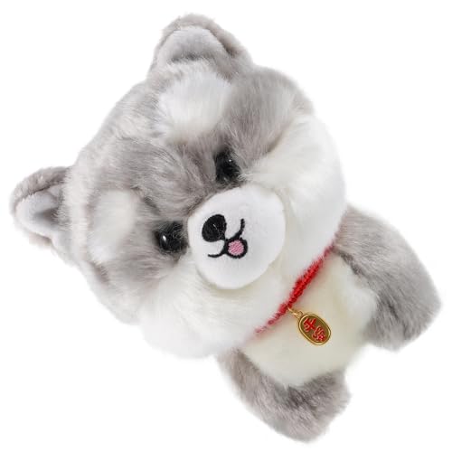 VICASKY Husky-Puppe Ausgestopfte Hundespielzeug Kuscheltier Simulationstier Hundefiguren-Ornament Kinderschlafspielzeug Plüschtiere Tierfiguren Kawaii Stofftier PP Baumwolle Orange VICASKY Husky-Puppe Ausgestopfte Hundespielzeug Kuscheltier Simulationstier Hundefiguren-Ornament Kinderschlafspielzeug Plüschtiere Tierfiguren Kawaii Stofftier PP Baumwolle Orange von VICASKY