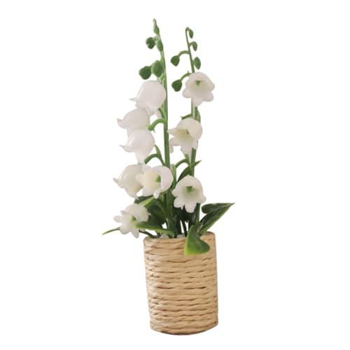 VICASKY Hyazinthe Grüne Pflanze Miniatur Blumentopfmodell Miniatur-Bonsai-Modell Kleine Topfpflanze Miniatur-blumentopf Kleiner Blumentopf Kleiner Pflanzentopf Plastik von VICASKY