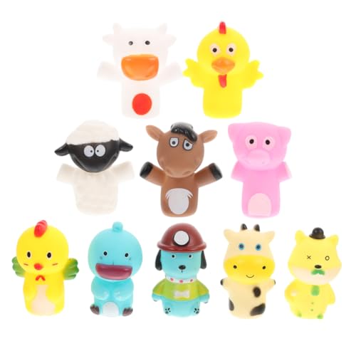 VICASKY Vinyl-tierfingerpuppen Für Kleinkinder Interaktive Handpuppen Tierfingerspielzeug Für Kinder Und Spaß Beim Geschichtenerzählen VICASKY Vinyl-tierfingerpuppen Für Kleinkinder Interaktive Handpuppen Tierfingerspielzeug Für Kinder Und Spaß Beim Geschichtenerzählen von VICASKY