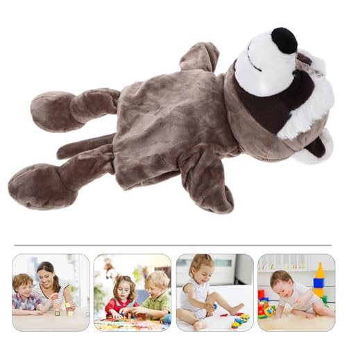 VICASKY Interaktive Handpuppe Waschbär Plüschtier für Storytelling Tierhandpuppe Weiches Stofftier Pädagogisches Eltern Junge Geschenkidee von VICASKY