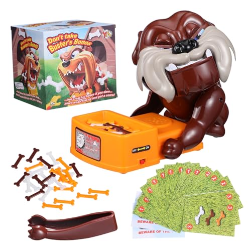 VICASKY Interaktives Partyspielzeug Biss Spiel Lustiges Cartoon Hund Plastik Robust Eltern Junge Mädchen Spiel für Familien Spielabend Jungen Mädchen von VICASKY