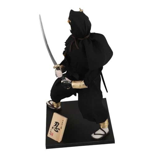 VICASKY Japanische Samurai Ninja Figur Lifelike Traditionelle Japanische Kriegerpuppe mit Detailreicher Handwerkskunst Langlebiges Material Einzigartige Orientalische Dekoration für VICASKY Japanische Samurai Ninja Figur Lifelike Traditionelle Japanische Kriegerpuppe mit Detailreicher Handwerkskunst Langlebiges Material Einzigartige Orientalische Dekoration für von VICASKY