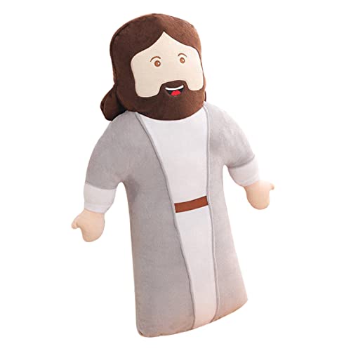 VICASKY Jesus Plüschpuppe für Dekoratives Kissen Hochwertiges Christliches Vielseitig Einsetzbar als Dekoration für Zuhause oder Büro Kreative Geschenkidee für Gläubige von VICASKY