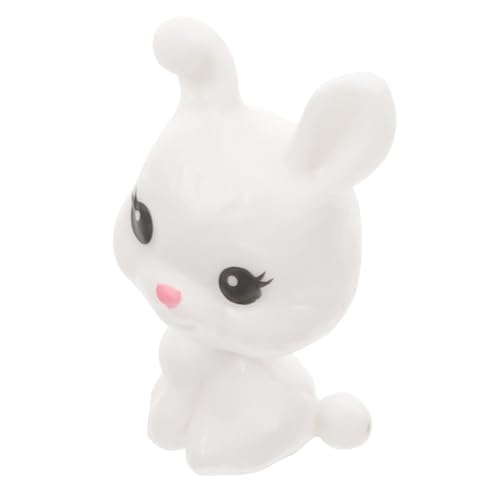 VICASKY Kaninchen Hasen kaninchenspielzeuge Kaninchen hasenspielzeuge für Kaninchen Dekorationsfigur hausdeko Mini-Kaninchen-Skulptur Mini-Tiermodell Plastik von VICASKY