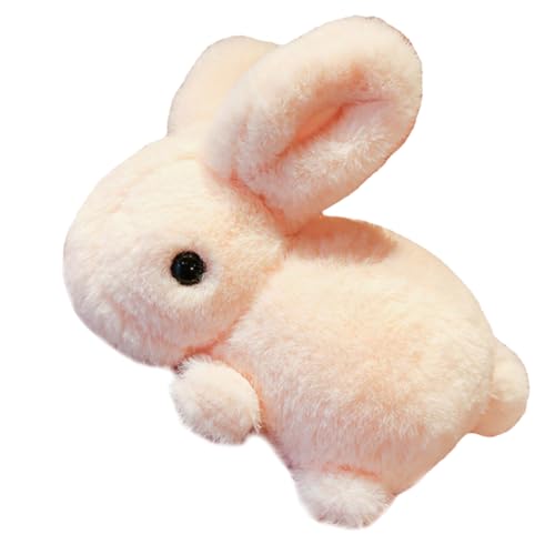 VICASKY Kaninchen Plüschtier Ausgestopfter Hase Ausgestopftes Hasenpuppenspielzeug Gefüllte Hasenpuppe Entzückender Stoffhase Karikatur Gefülltes Kaninchen Kaninchenpuppe Rosa Pp Baumwolle von VICASKY