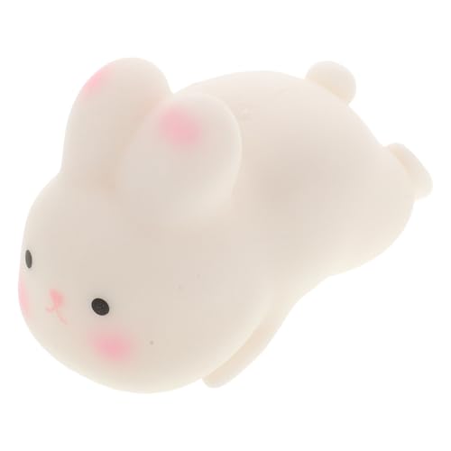 VICASKY Kaninchen kneten interaktives hasenspielzeuge für kinderspielzeug spielsachen für Plush Lustiges Stressspielzeug Häschen-Squeeze- Weiß von VICASKY