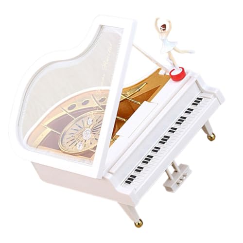 VICASKY Kasten Musikbox Klavierdekor Desktop-Piano- Klavierverzierung kleines Klaviermodell Heimdekorationen Metall VICASKY Kasten Musikbox Klavierdekor Desktop-Piano- Klavierverzierung kleines Klaviermodell Heimdekorationen Metall von VICASKY