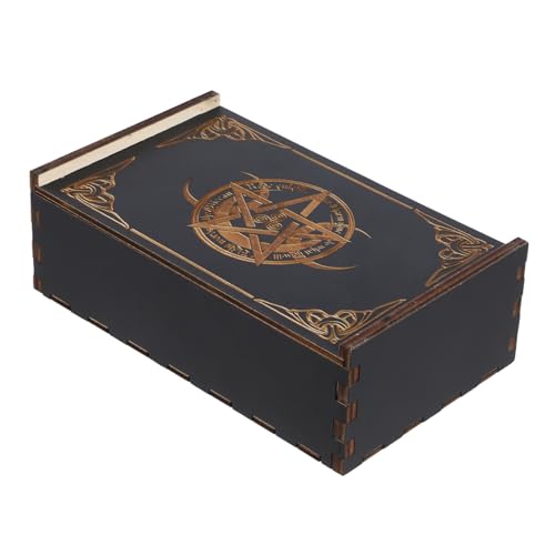 VICASKY Kasten Tarot-Aufbewahrungsbox Tarotkarten- Decks klein für Schatz begrüßen Deckel hält Sportkartenetui Deck mit vielen Dingen Kartenhülle Fall Kommandantendeck Holz Schwarz VICASKY Kasten Tarot-Aufbewahrungsbox Tarotkarten- Decks klein für Schatz begrüßen Deckel hält Sportkartenetui Deck mit vielen Dingen Kartenhülle Fall Kommandantendeck Holz Schwarz von VICASKY