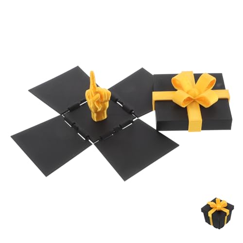 VICASKY Kasten Überraschungsgeschenkbox Streichboxen Urlaub Bonbonschachteln Urlaub Goody Boxen Überraschungsspielzeug Streiche Urlaubsverpackungsbeutel Kleine Urlaubstaschen Black Plastik VICASKY Kasten Überraschungsgeschenkbox Streichboxen Urlaub Bonbonschachteln Urlaub Goody Boxen Überraschungsspielzeug Streiche Urlaubsverpackungsbeutel Kleine Urlaubstaschen Black Plastik von VICASKY