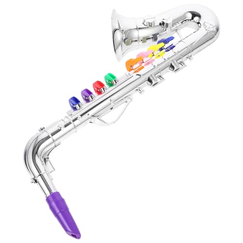 VICASKY Kinder-Saxophon Kunststoff-Saxophon-Spielzeug Für Kinder Musikalische Blasinstrumente Spielzeug 8 Rhythmen Trompetenspielzeug Neujahr Ostern Party-Requisiten Für Vorschulspielzeug von VICASKY