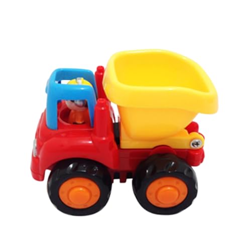 VICASKY Kinderauto Kipper Auto Pull Back Für Jungen Und Mädchen Frühes Lernspielzeug Mit Kipper Und Bagger Für Ab Jahren Hellgrün von VICASKY
