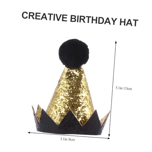 VICASKY Kindergeburtstag Partyhut Elf Mütze Glitzernd Leichtes Material Foto Requisite Festliche Geburtstagsmütze für VICASKY Kindergeburtstag Partyhut Elf Mütze Glitzernd Leichtes Material Foto Requisite Festliche Geburtstagsmütze für von VICASKY