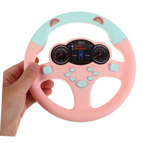 VICASKY Kinderlenkrad Realistische Fahr Simulation Interaktives Auto Lenkrad für Kleinkinder Jahre Tragbares Lernspielzeug zur Motorischer und Kognitiver Fähigkeiten von VICASKY