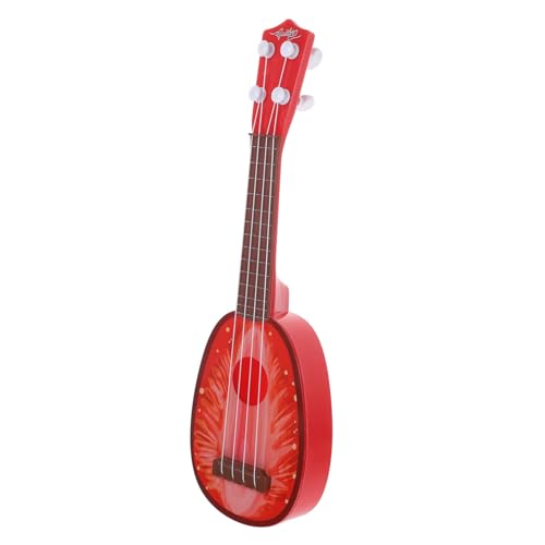 VICASKY Früherziehungsinstrument Kinder-Ukulele-Gitarre Kinderspielzeug Gitarren Ukulele für Kinder Anfänger Musikinstrument-Spielzeug elektrische Gitarre Modell von VICASKY