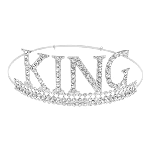 VICASKY King Crown Stirnband Diamant Vintage Kostüm Krone Herren Jungen Party Geburtstagsdeko Theater Cosplay Karneval Accessoire VICASKY King Crown Stirnband Diamant Vintage Kostüm Krone Herren Jungen Party Geburtstagsdeko Theater Cosplay Karneval Accessoire von VICASKY