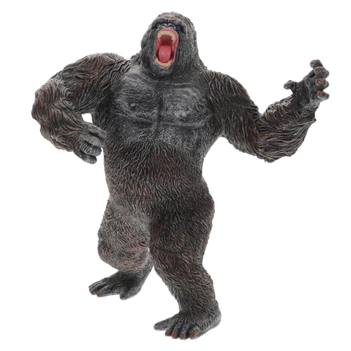 VICASKY King -Modell Sasquatch-Statue Action Gorilla-skulptur Gorilla-sammelfigur Mini-Gorilla-dekor Schimpansen-dekor Orang- -Statue Gartenstatue Kind Tier Geburtstagsgeschenk Plastik von VICASKY