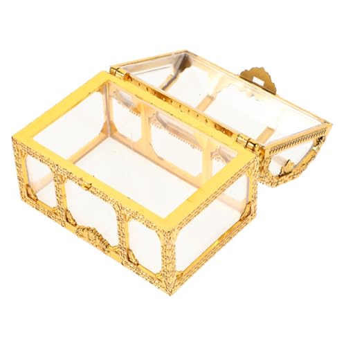 VICASKY Favor Candy Box Winzige Schatztruhe Deckel Kunststoff Schatzkiste Für Hochzeit Dekorative Aufbewahrungsbox Schatztruhe Süßigkeitenboxen 1pc VICASKY Favor Candy Box Winzige Schatztruhe Deckel Kunststoff Schatzkiste Für Hochzeit Dekorative Aufbewahrungsbox Schatztruhe Süßigkeitenboxen 1pc von VICASKY