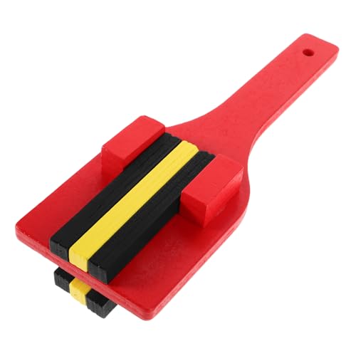 VICASKY Klappbrett aus Holz Jubel-Tools farbige Handklöppel Holzspielzeug Noisemaker Fingerschüttler Musikalisches Schlaginstrument Fingerkastagnettenbrett Holzhandklapper VICASKY Klappbrett aus Holz Jubel-Tools farbige Handklöppel Holzspielzeug Noisemaker Fingerschüttler Musikalisches Schlaginstrument Fingerkastagnettenbrett Holzhandklapper von VICASKY