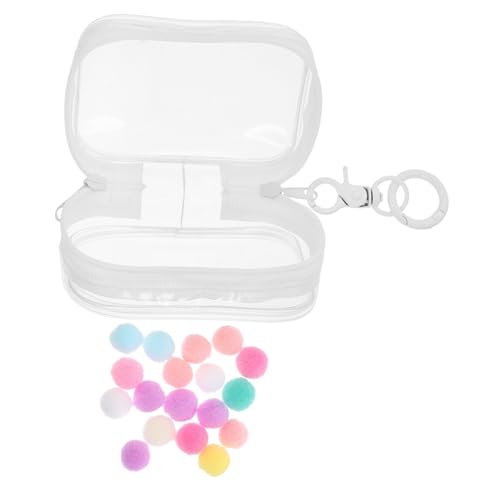 VICASKY Klarer Aufbewahrungsbeutel für Figuren mit Schlüsselanhänger PVC Display Case für Mini Figuren und Puppen Ball für Sammlerstücke und Unterwegs VICASKY Klarer Aufbewahrungsbeutel für Figuren mit Schlüsselanhänger PVC Display Case für Mini Figuren und Puppen Ball für Sammlerstücke und Unterwegs von VICASKY