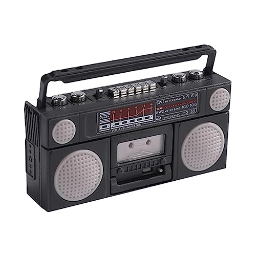VICASKY Vintage Radio Modell Miniatur Puppenhaus Kunststoff Radio Ornament Mini Zubehör VICASKY Vintage Radio Modell Miniatur Puppenhaus Kunststoff Radio Ornament Mini Zubehör von VICASKY