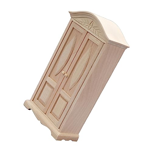 VICASKY Kleiderschrank Miniaturschrank Für Miniaturschränke Für Miniatur-garderobendekoration Miniatur-schnitzschrank Miniaturschrank Aus Holz Miniatur-schrankornament Birke VICASKY Kleiderschrank Miniaturschrank Für Miniaturschränke Für Miniatur-garderobendekoration Miniatur-schnitzschrank Miniaturschrank Aus Holz Miniatur-schrankornament Birke von VICASKY